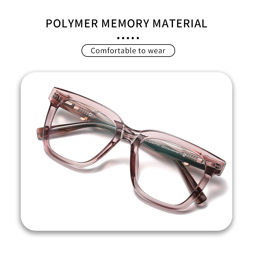 Mắt Kính Chống Ánh Sáng Xanh Hình Vuông Thời Trang Cho Nữ AE1528