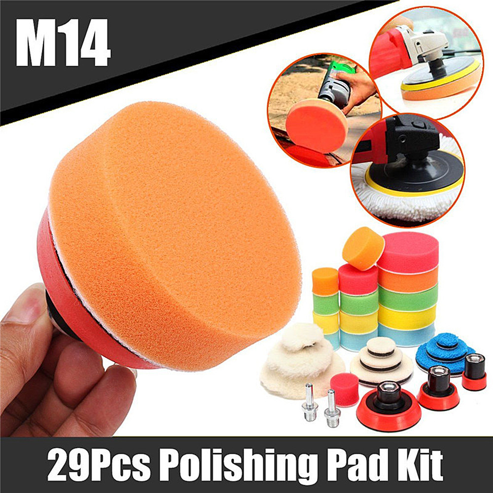 Bộ 29 Đĩa Đánh Bóng Xe Hơi M14 Chất Lượng Cao