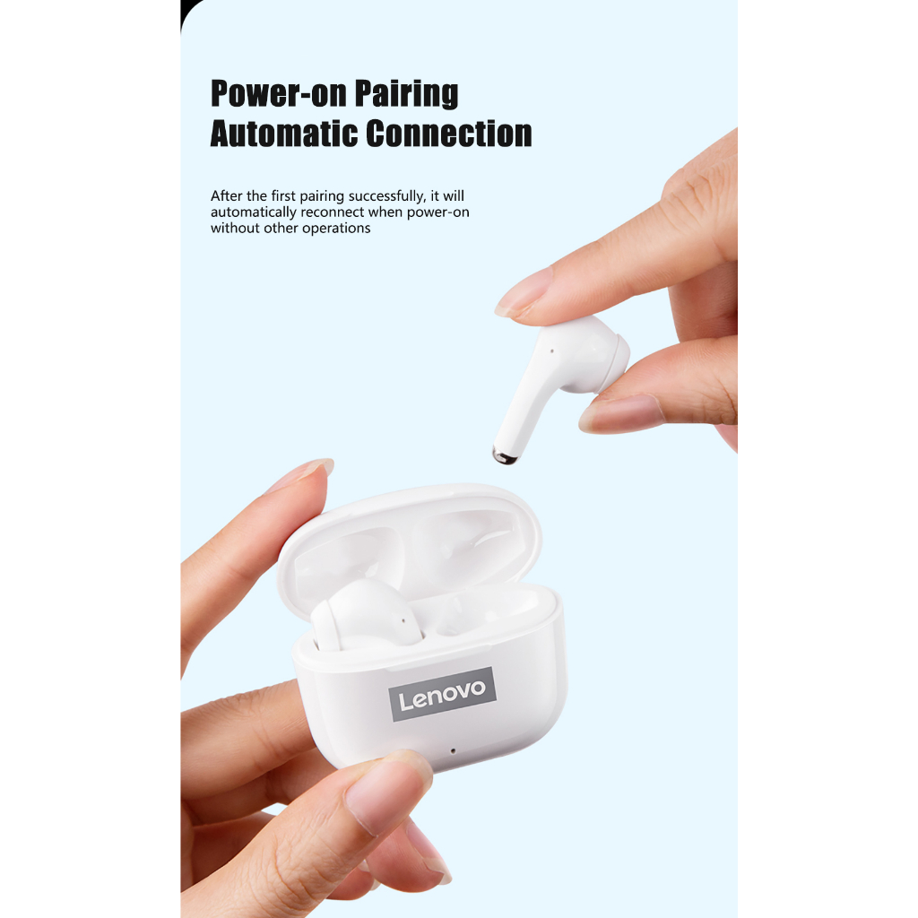 Lenovo Tai Nghe bluetooth 5.1 lp40 pro tws Giảm Tiếng Ồn 250mah