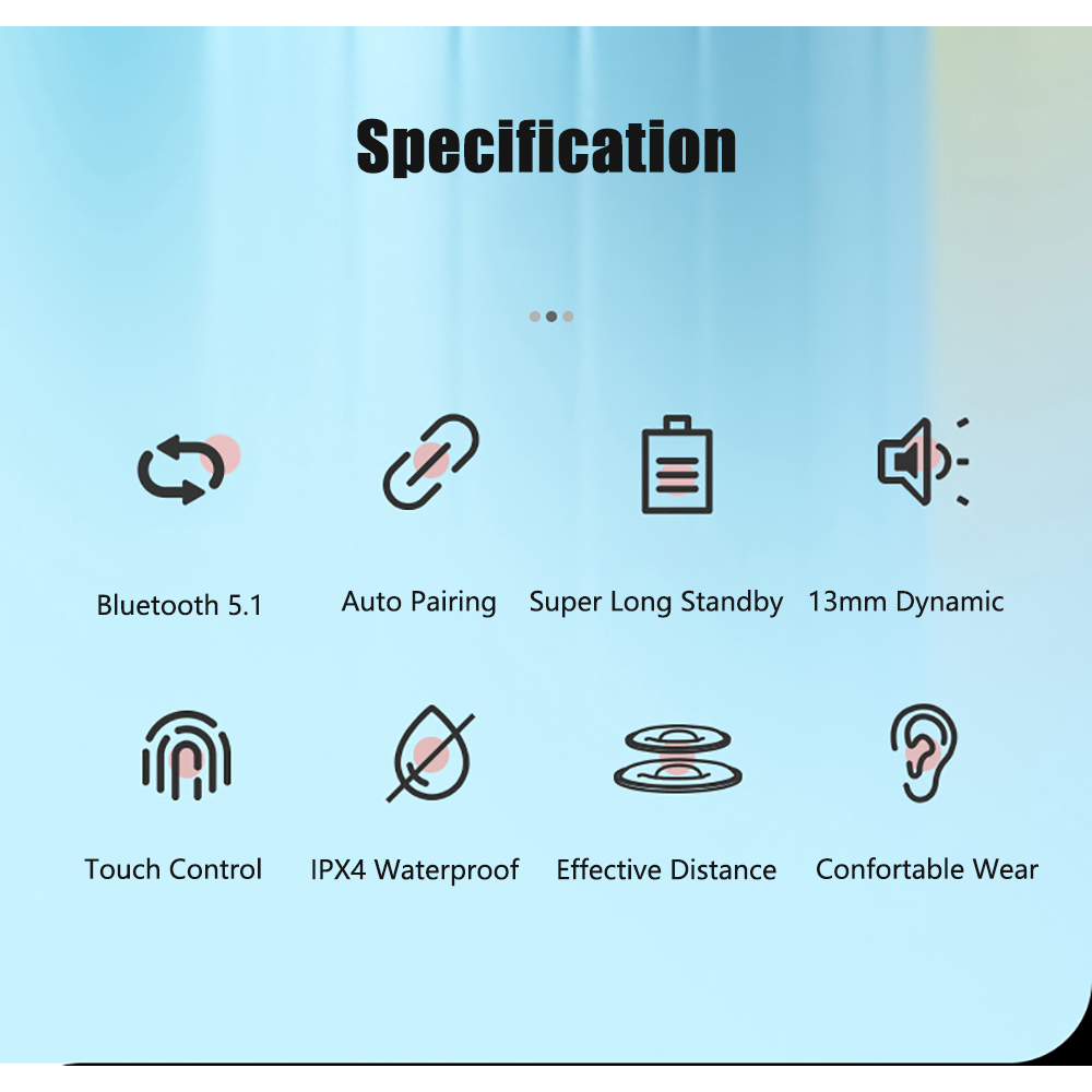 Lenovo Tai Nghe bluetooth 5.1 lp40 pro tws Giảm Tiếng Ồn 250mah