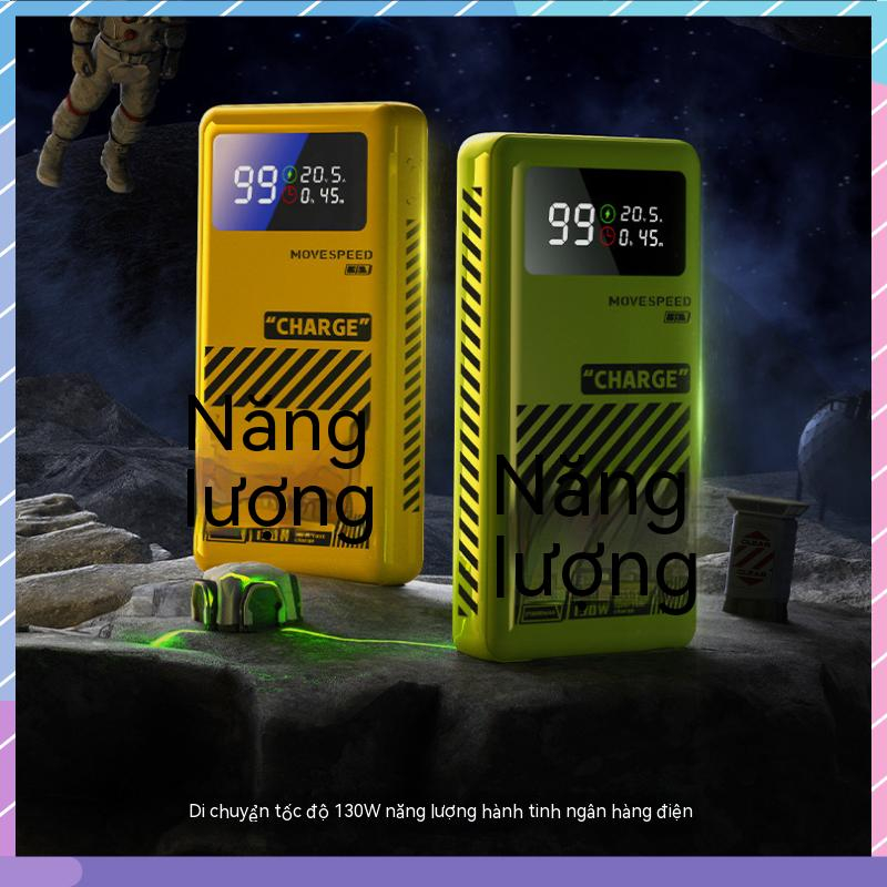 Pin Sạc Dự Phòng Kỹ Thuật Số 130W 25000mAh Công Suất Cao Có Thể Sạc Lại Cho Samsung / millet / oppo / vivo