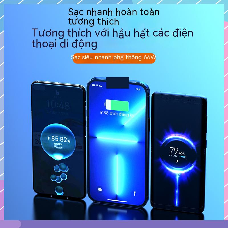 Sạc Dự Phòng 66W 20000mAh mini Siêu Nhanh Đa Giao Diện Cho Samsung / Xiaomi / oppo / vivo