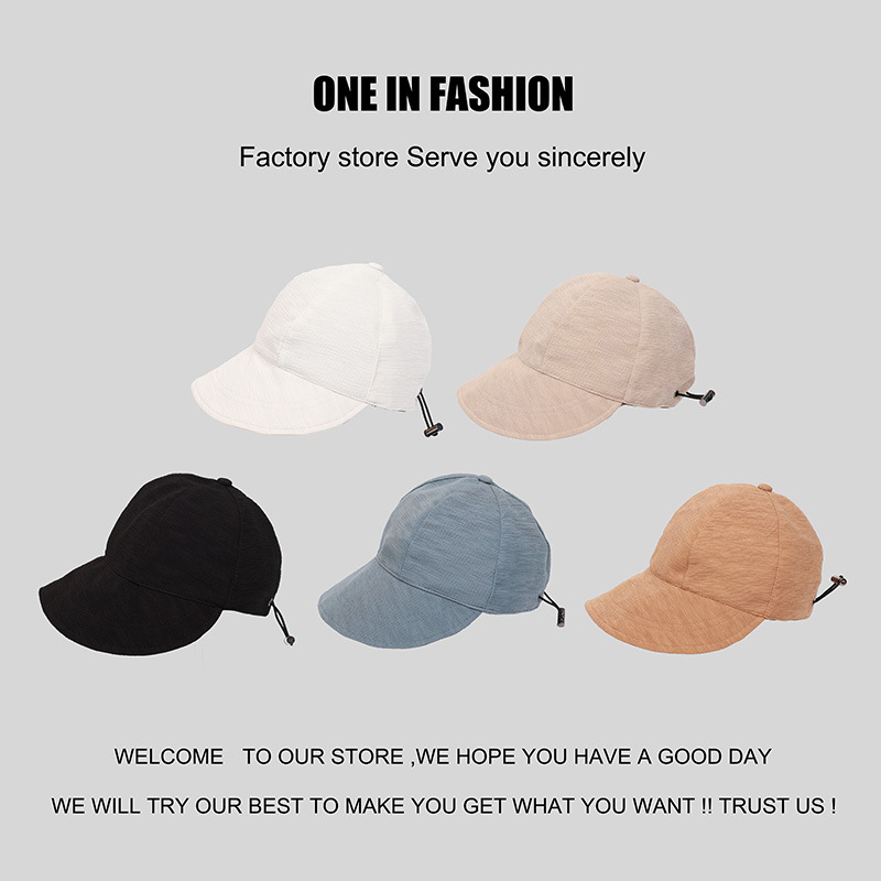 Mũ Lưỡi Trai Chống Nắng Màu Sắc Đơn Giản Thời Trang Cho Nữ