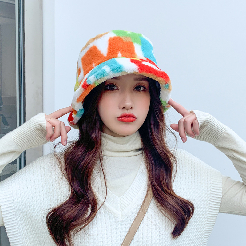 Nón Giữ Ấm Họa Tiết Da Báo Phong Cách Retro Cho Nữ