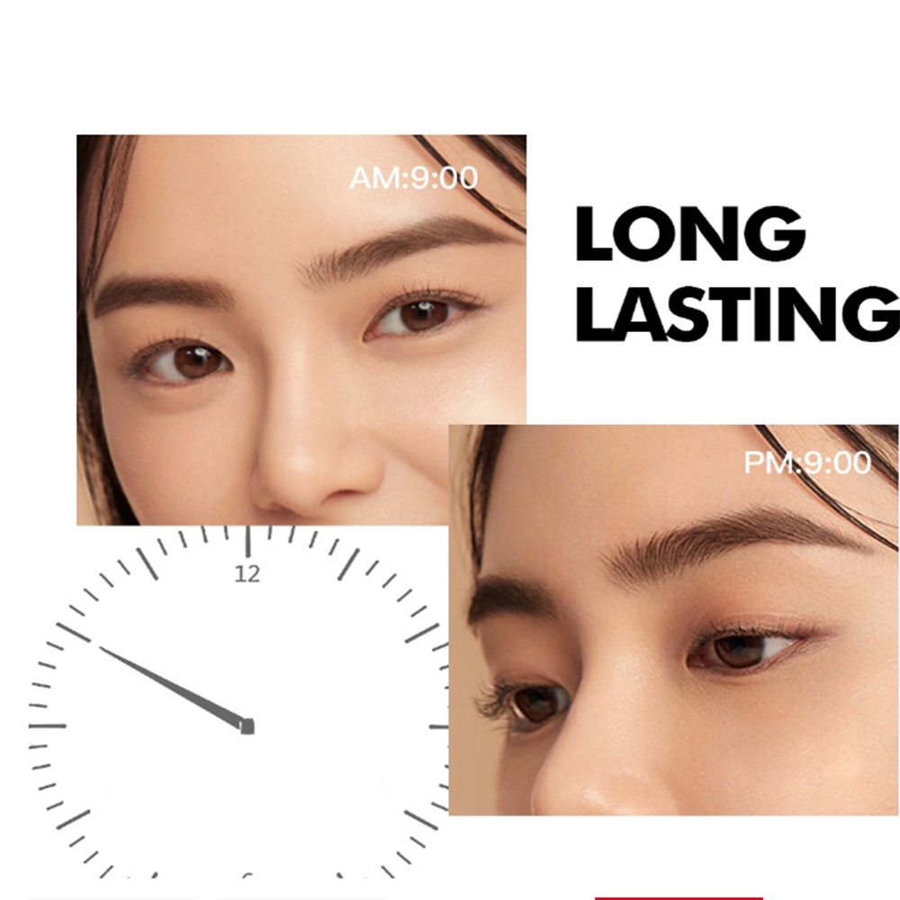 RYNLUNA Gel lông mày tự nhiên Chống nhòe không thấm nước và cọ trang điểm lâu dài 6.5g