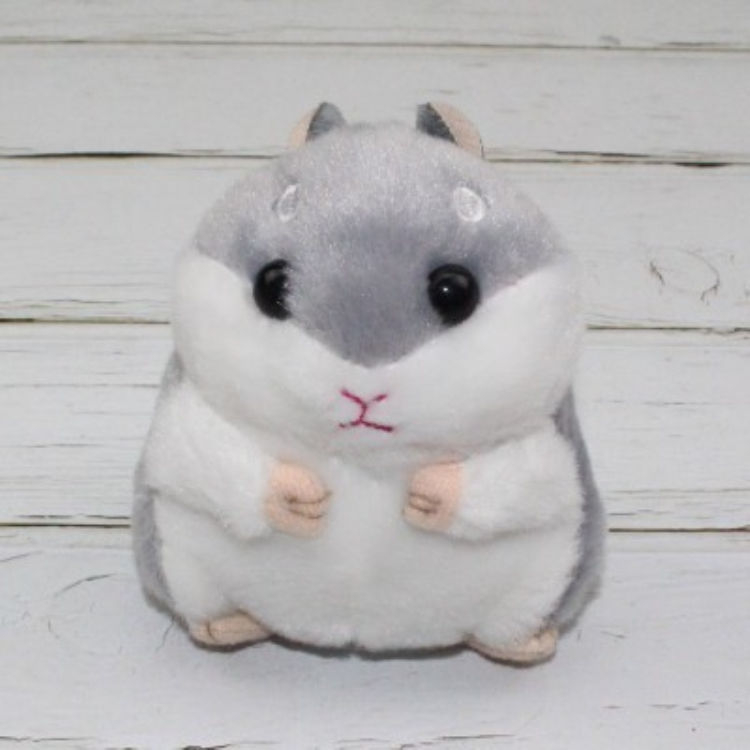 Móc Khóa Hình Chuột hamster Nhồi Bông 10cm Dễ Thương