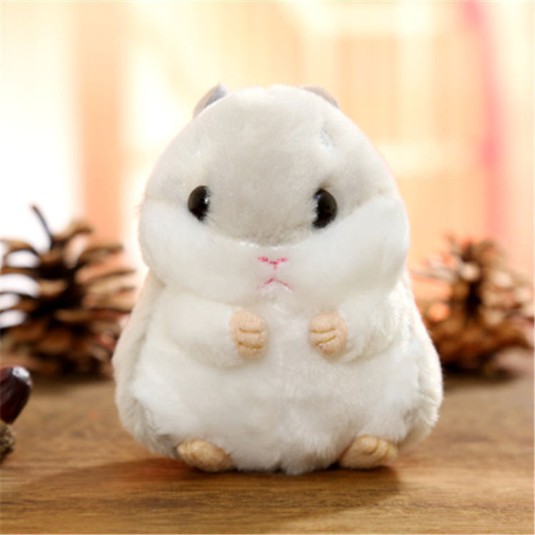 Móc Khóa Hình Chuột hamster Nhồi Bông 10cm Dễ Thương