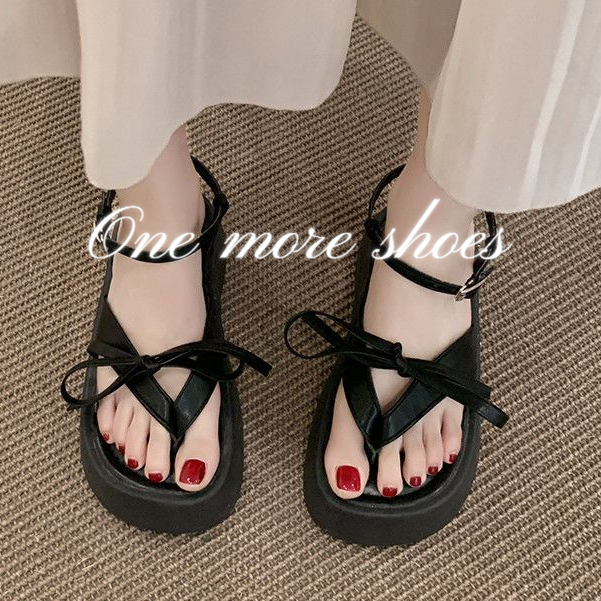 One more shoes⭐Xăng đan Xỏ Ngón Đế Dày Thời Trang Dành Cho Nữ