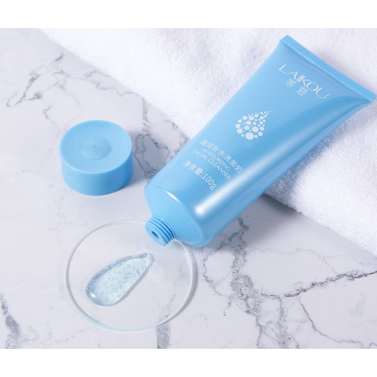 Sữa Rửa Mặt LAIKOU Làm Sạch Sâu Dưỡng Ẩm Làm Trắng Da 100g