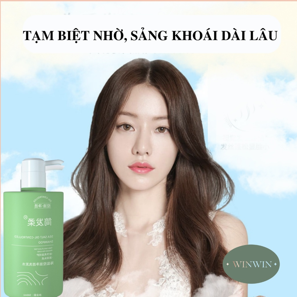 Dầu Gội Kết Hợp Nước Hoa Muối Biển 500ml Hương Thơm Lâu Phai Cho Nữ