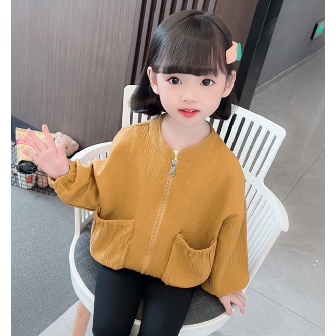 ~ Áo Khoác Dáng Vừa Thời Trang Mới 2023 Dành Cho Bé Gái