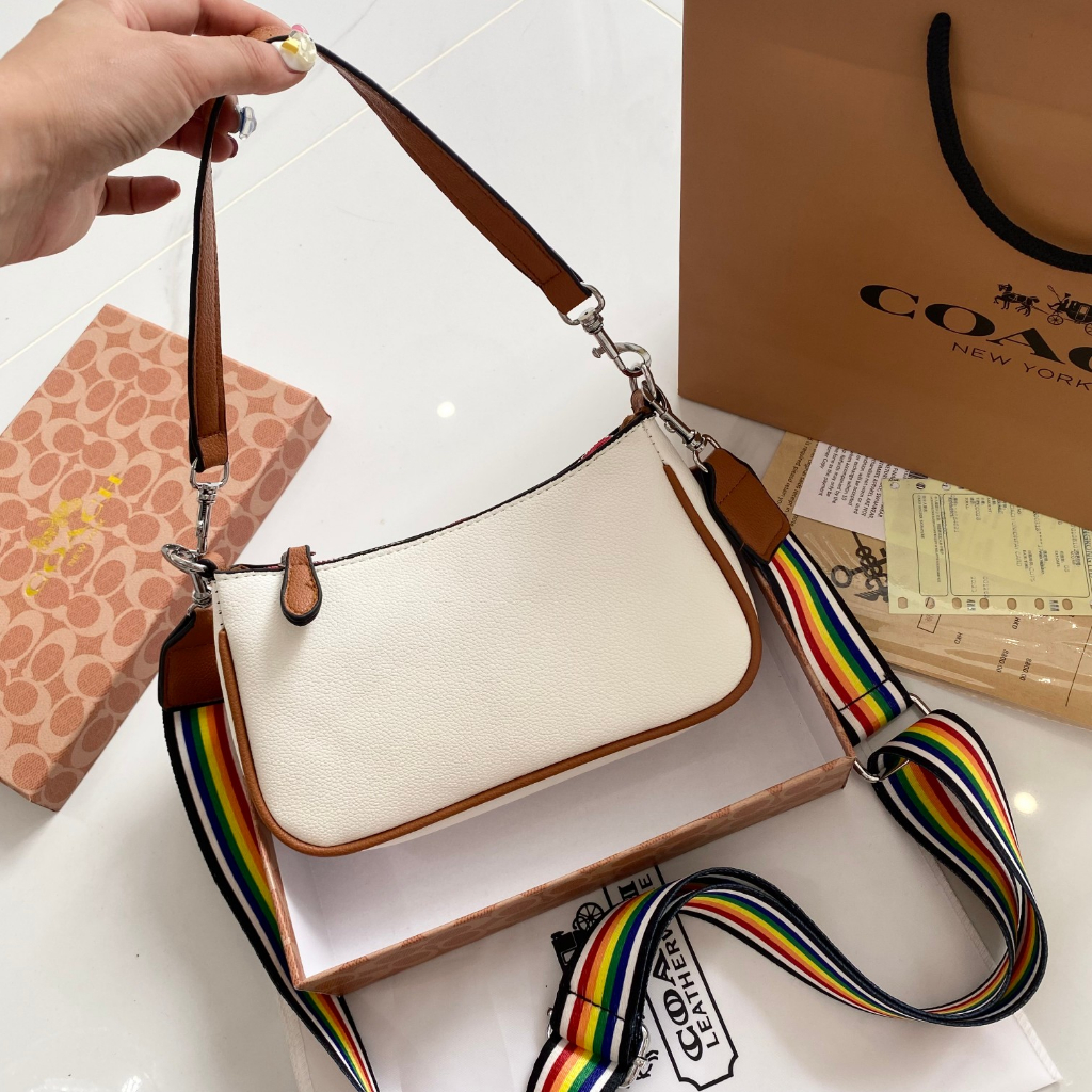 Women Sling Bag Casual Elegant Boutique Brown Shoulder Bag COACH4909