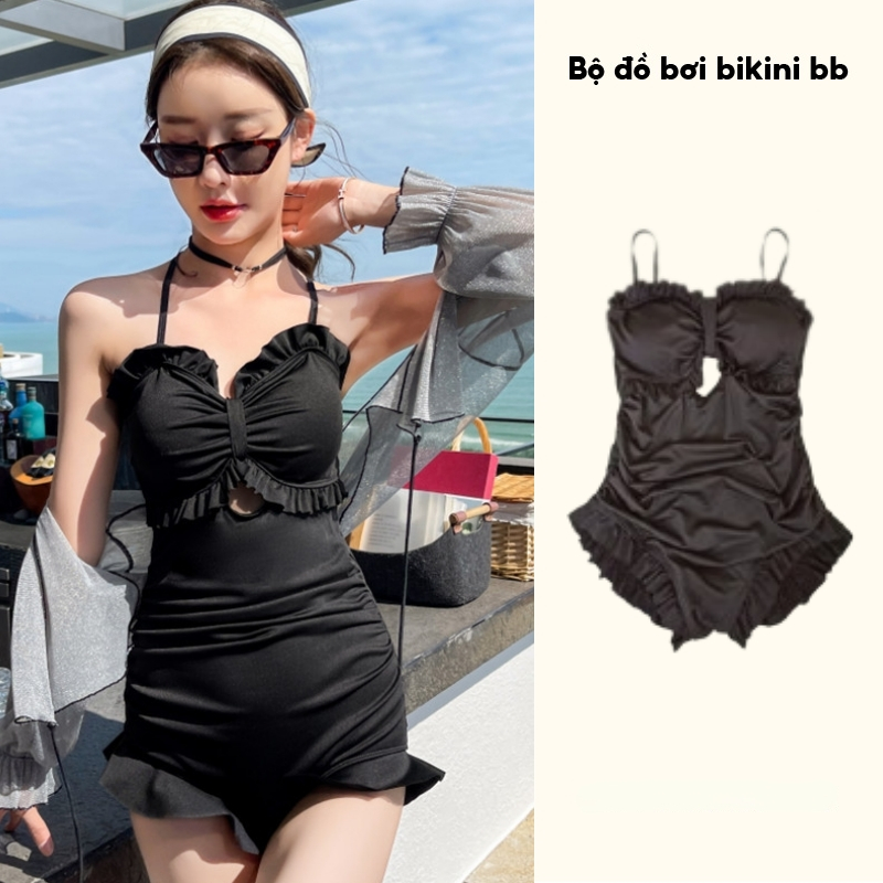 Đồ bơi liền thân màu trơn thời trang quyến rũ cho nữ XLYZB142