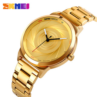 Đồng Hồ Quartz SKMEI Chống Thấm Nước 9210 Với Dây Đeo Thép Không Gỉ
