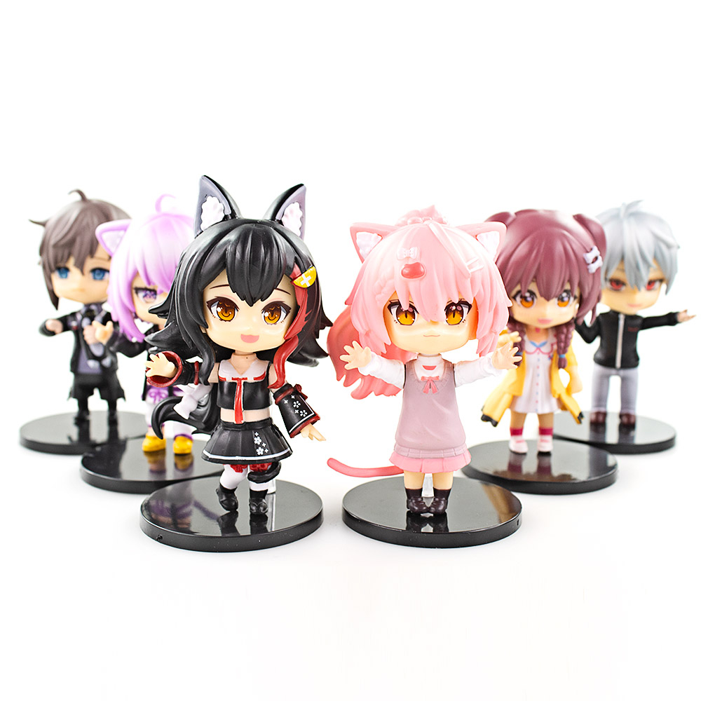 Set 6 Mô Hình Nhân Vật Phim Hoạt Hình Idol 10-11cm