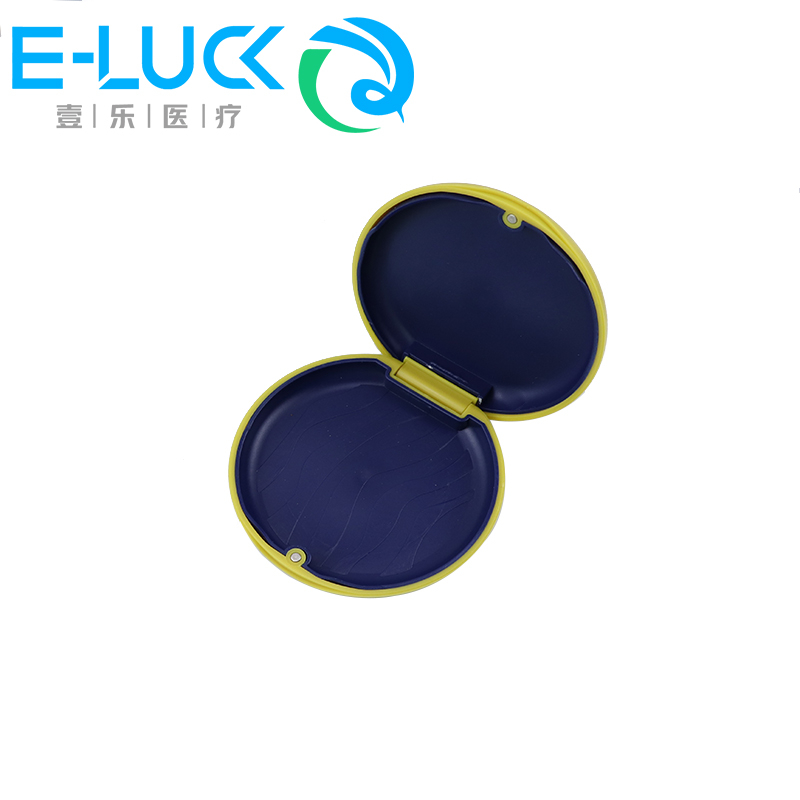 1 Hộp Đựng Răng Giả Có Gương 6 Màu Chỉnh Hình Tiện Lợi Dành Cho Nha Khoa