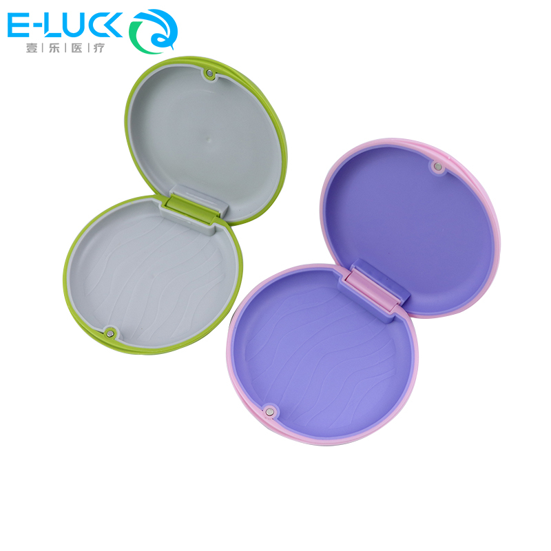 1 Hộp Đựng Răng Giả Có Gương 6 Màu Chỉnh Hình Tiện Lợi Dành Cho Nha Khoa