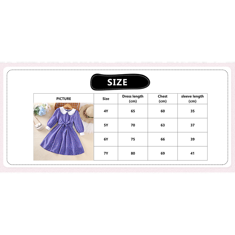 Đầm Hóa Trang Tay Dài Màu Sắc Tím Độc Đáo Cho Bé Gái 4-7 Tuổi