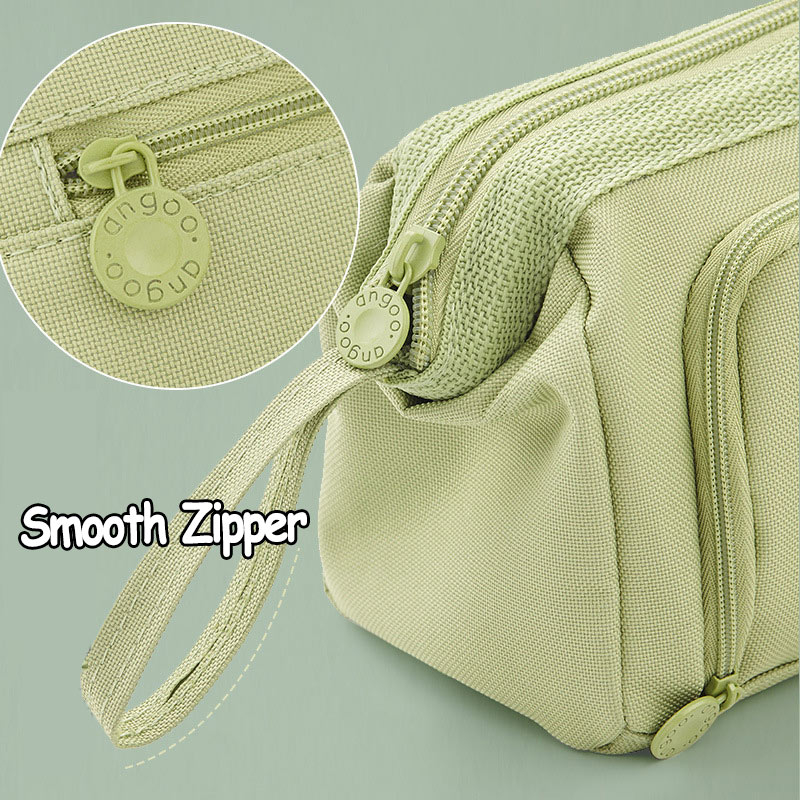 Túi Đựng Bút Chì / Mỹ Phẩm Sức Chứa Lớn Phong Cách Kawaii Đơn Giản Cho Học Sinh / Văn Phòng