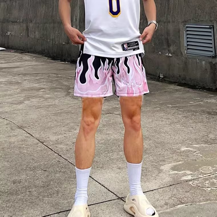 Ki Flame Quần Short Thể Thao Bóng Rổ Mỹ Nhanh Khô Thời Trang Mùa Hè Cho Nam
