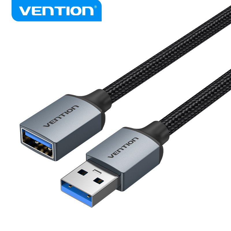 VENTION Dây Cáp Nối Dài USB 3.0 Loại A Đầu Đực Sang Đầu Cái Tốc Độ Cao Cho TV Laptop