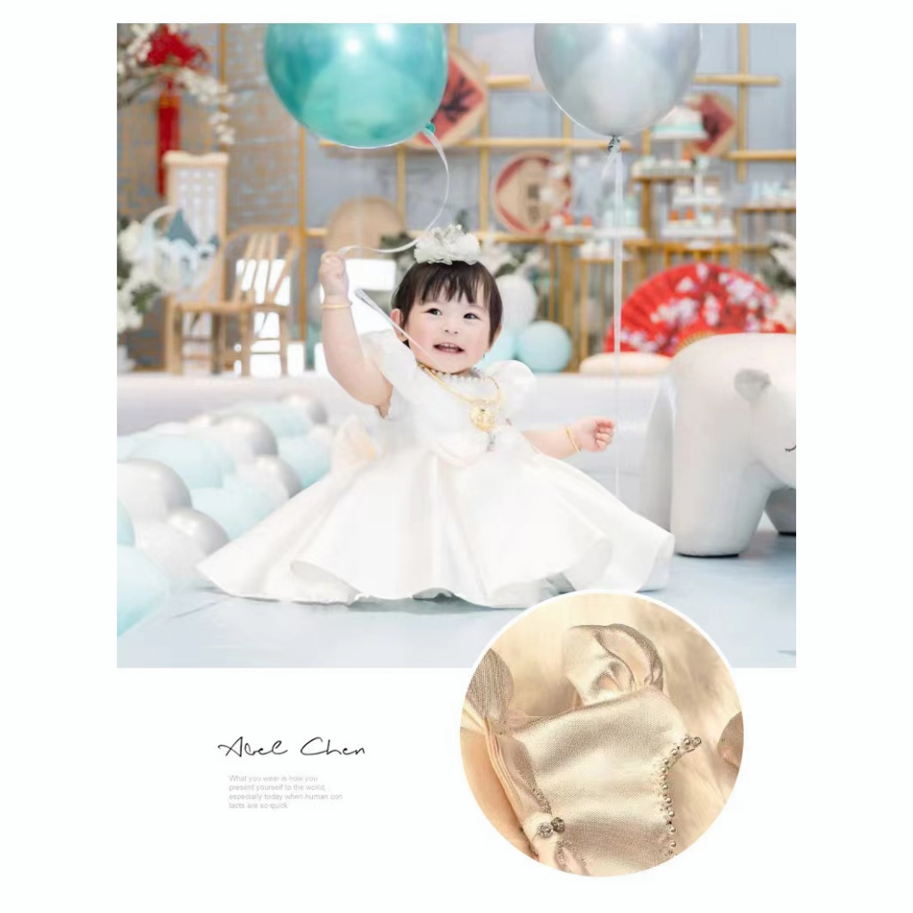 Đầm Công Chúa Không Tay Phồng Siêu Cổ Tích Cao Cấp Thời Trang M ới Cho Bé Gái Váy cưới/sinh nhật