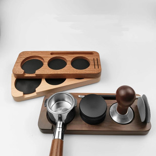 Giá đỡ tay cầm pha cà phê espresso SHAMJINA bằng gỗ đa năng tiện dụng cho nhà bếp/ văn phòng