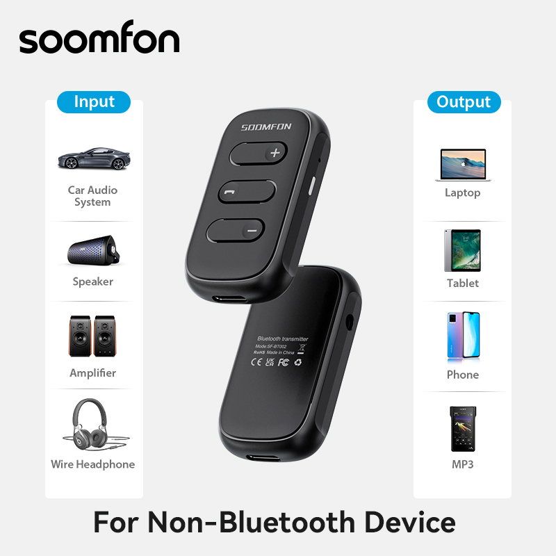 Thiết Bị Nhận Tín Hiệu Bluetooth 5.0 Aux Không Dây Có Mic Đầu Cắm 3.5mm Cho Xe Ô Tô | BigBuy360 - bigbuy360.vn