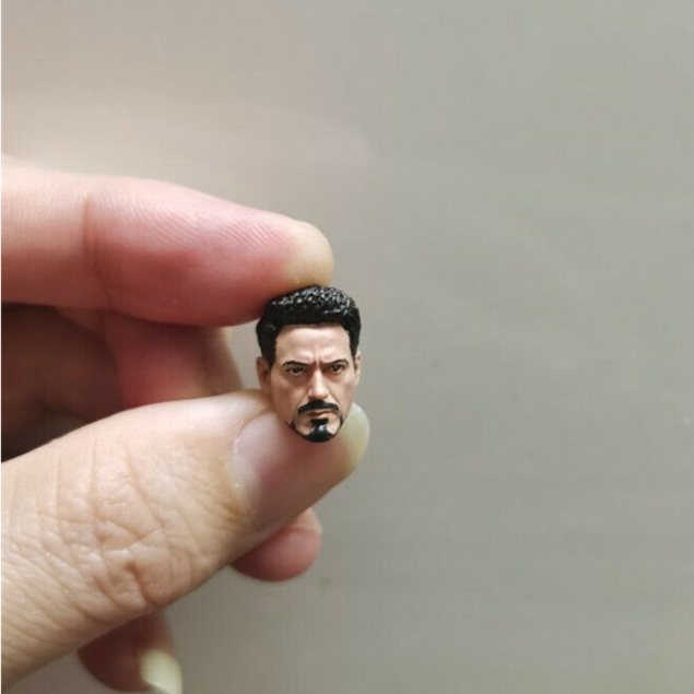 Mô Hình Đầu Nhân Vật Tony Stark Tỉ Lệ 1 / 18 3.75 "