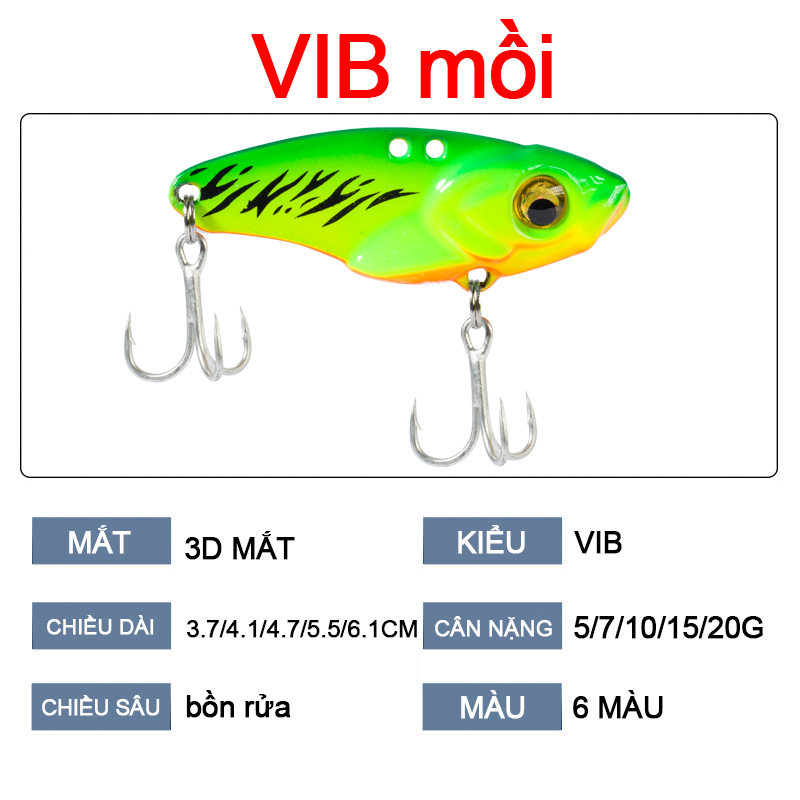 1 Mồi Câu Cá 5g 7g 10g 15g 20g Mắt 3D Bằng Kim Loại Cứng
