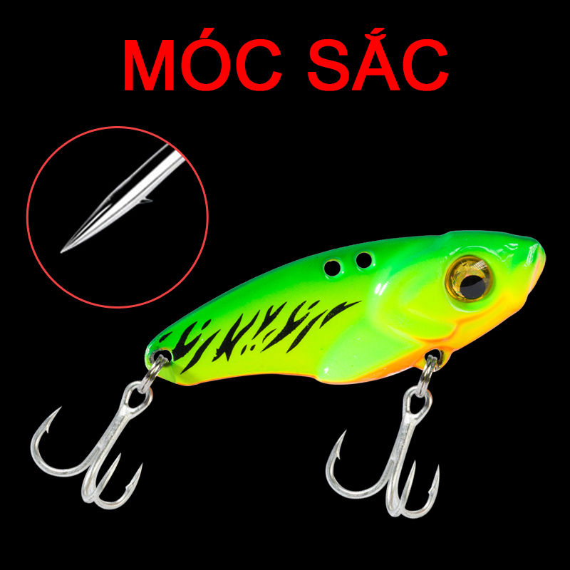 1 Mồi Câu Cá 5g 7g 10g 15g 20g Mắt 3D Bằng Kim Loại Cứng