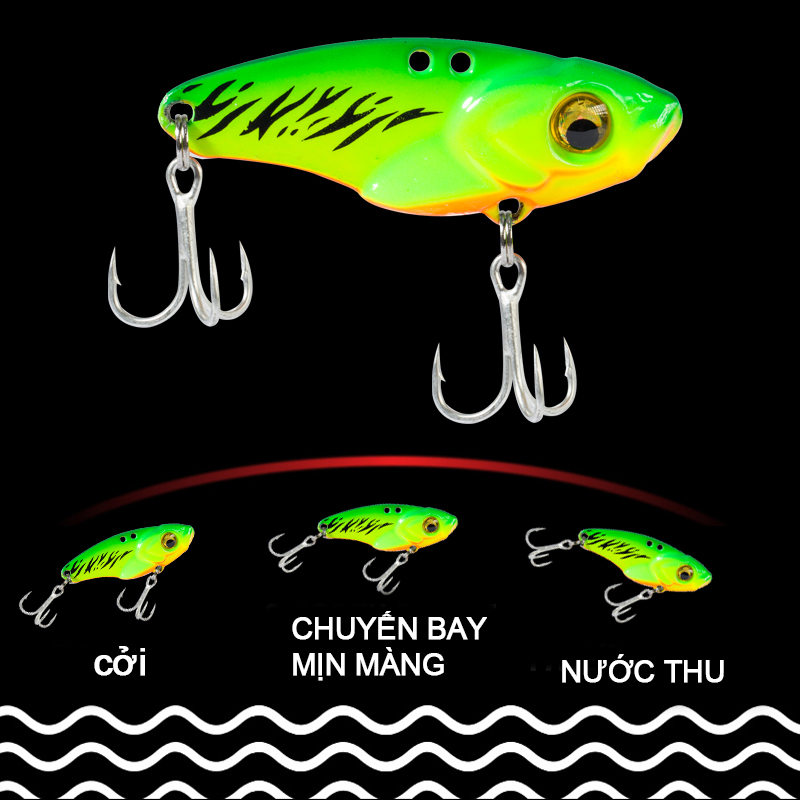 1 Mồi Câu Cá 5g 7g 10g 15g 20g Mắt 3D Bằng Kim Loại Cứng