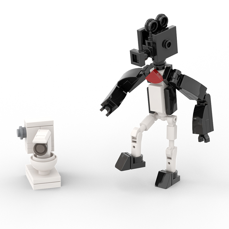 Bộ Đồ Chơi Lắp Ráp Mô Hình toilet Skibidi 3 Trong 1