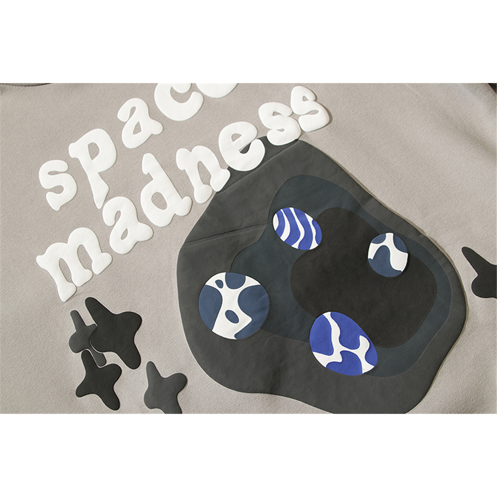 Áo Hoodie Xám In Chữ Madness Thời Trang Mùa Thu Cho Nam