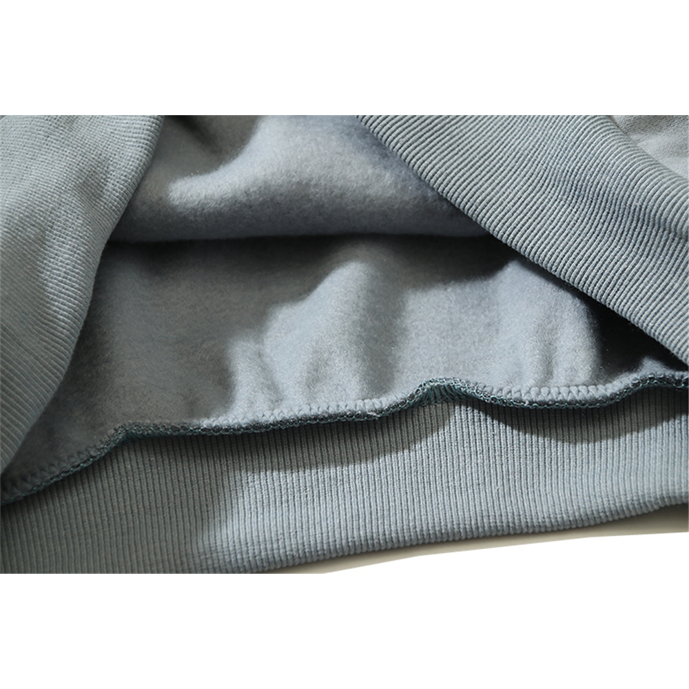 Áo Hoodie Nỉ Chui Đầu In Hình Bọt Biển Màu Xanh Dương Vỡ Nối Vào Mùa Thu Cho Nam Và Nữ