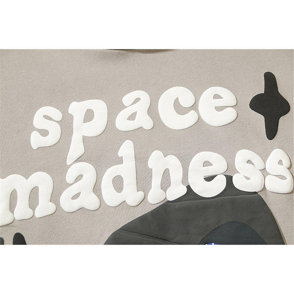 Áo Hoodie Xám In Chữ Madness Thời Trang Mùa Thu Cho Nam