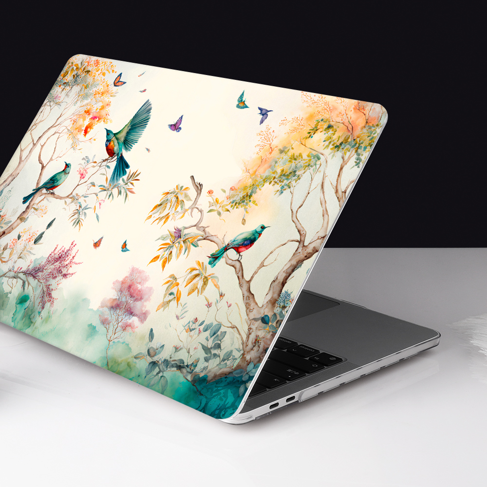 Flowering print compatible for macbook case 2023 m2 air 13 13 a2681 pro case 13 inch a2779 a2780 retina 13,3 inch a1502 a1425 12 inch a1534 air 13 a2337 m1 a2179 a1466