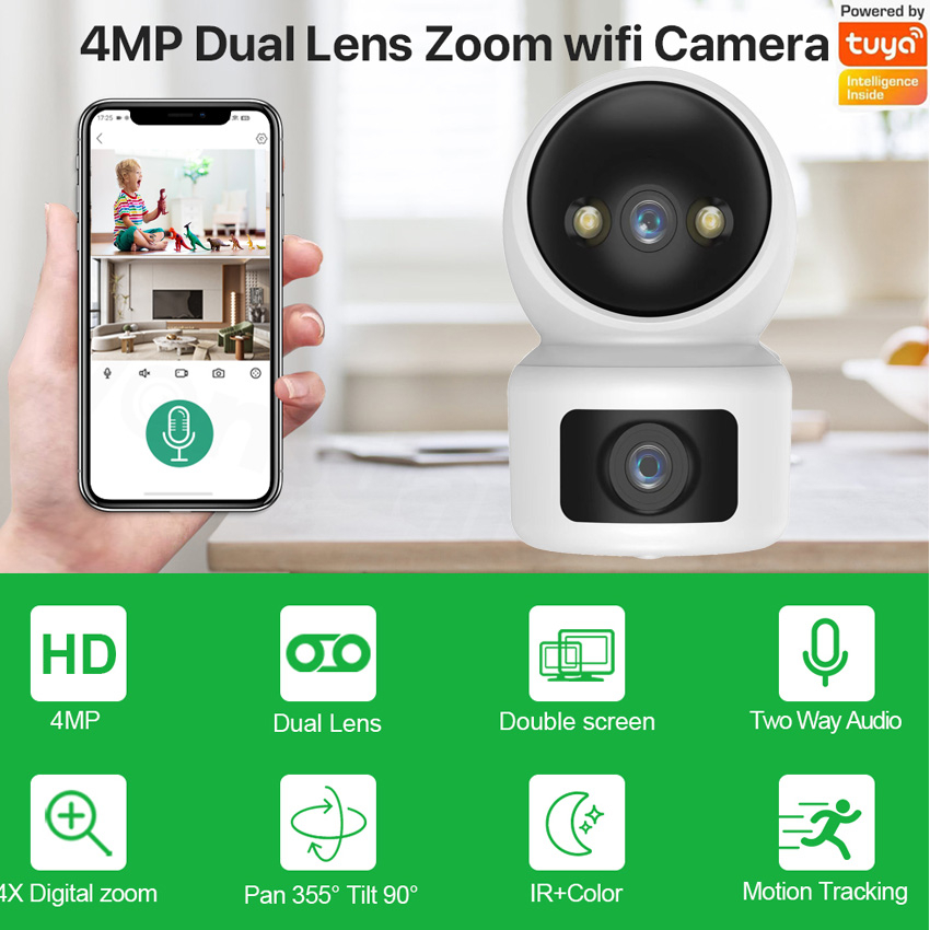 Camera An Ninh Thông Minh Hai Chiều Có Tầm Nhìn Đêm AS-TY606DL