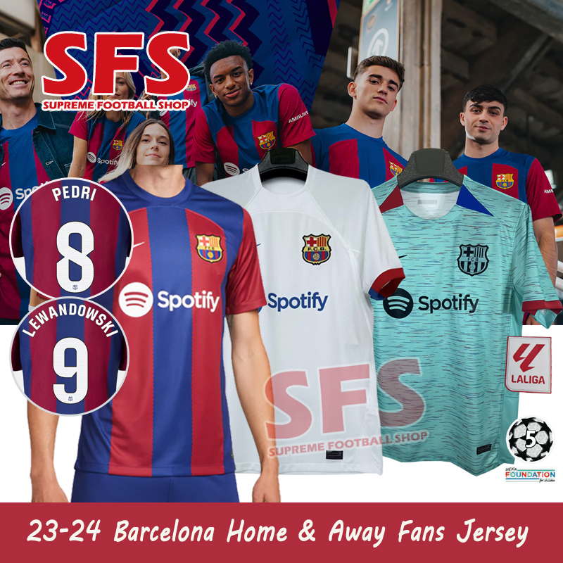 Áo Thun Đá Banh Size S-5XL 23-24 Barcelona Chất Lượng