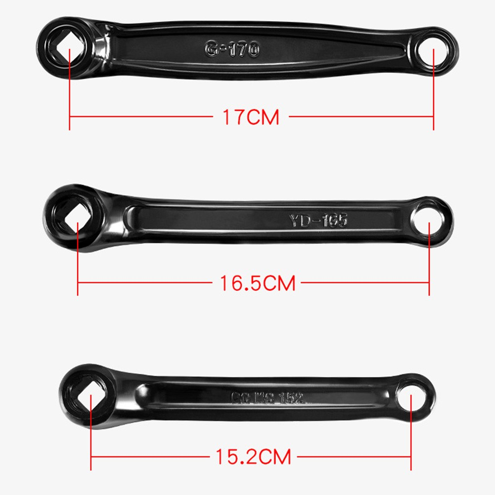 1 pcs 1 chiếc  Tay Quay Xe Đạp Leo Núi 170 / 165 / 152MM Bằng Hợp Kim Nhôm