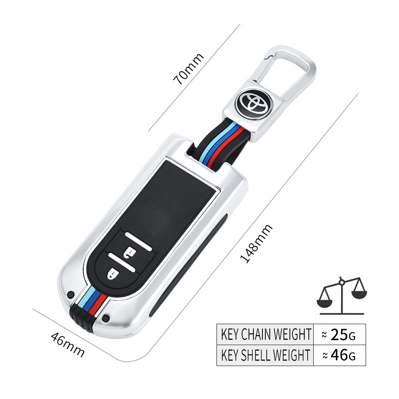 Bọc Chìa Khoá Toyota Rush Wigo 2021 - 2023 Móc Khóa