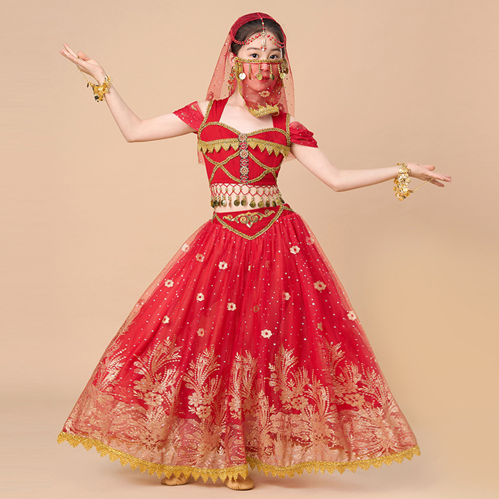 Đầm Hóa Trang Công Chúa Jasmine Trong Aladdin Xinh Xắn Cho Bé Gái