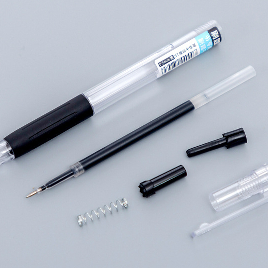 Set 6 Bút Gel Bút Bi Mực Đen Ngòi 0.5mm Có Thể Viết Chuyên Dụng Cho Học Sinh / Văn Phòng