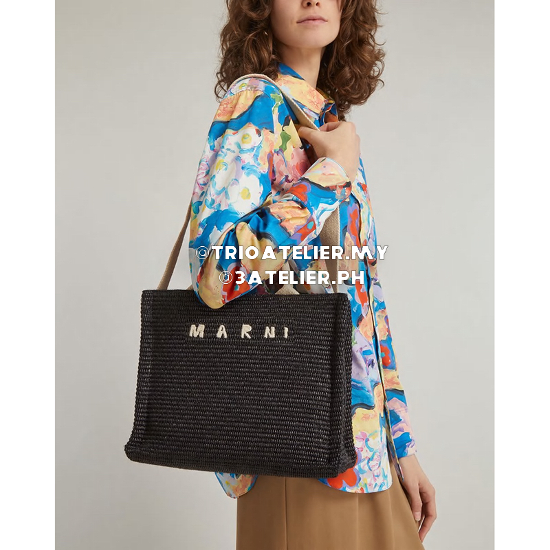 Túi Tote Nhỏ Thêu Logo MARNI Hiện Có 4 Màu