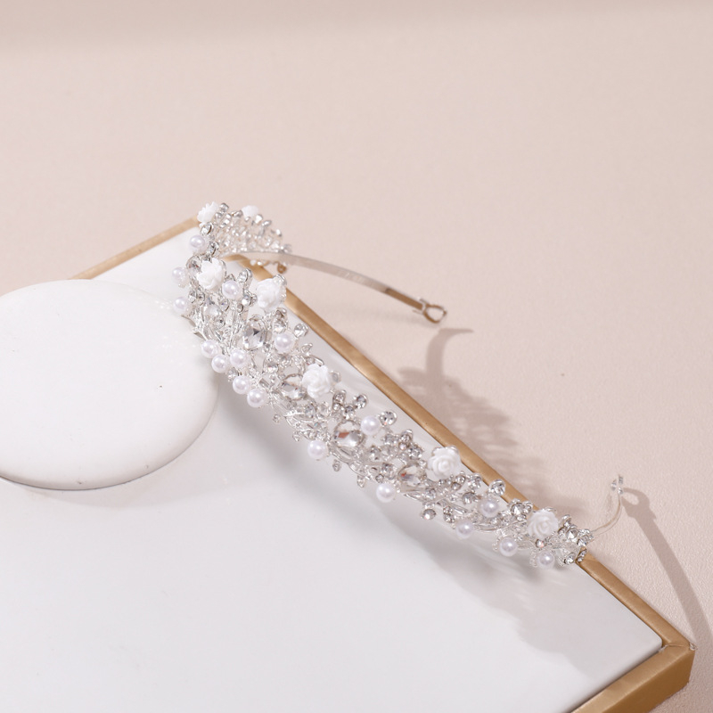 GETNOIVAS Cài Tóc Hình Vương Miện Đính Đá Thời Trang Cho Nữ