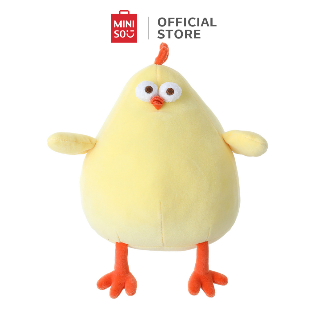 Miniso Đồ chơi nhồi bông Hình Con Gà Mềm Mại