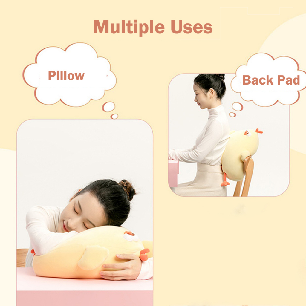 Miniso Đồ chơi nhồi bông Hình Con Gà Mềm Mại