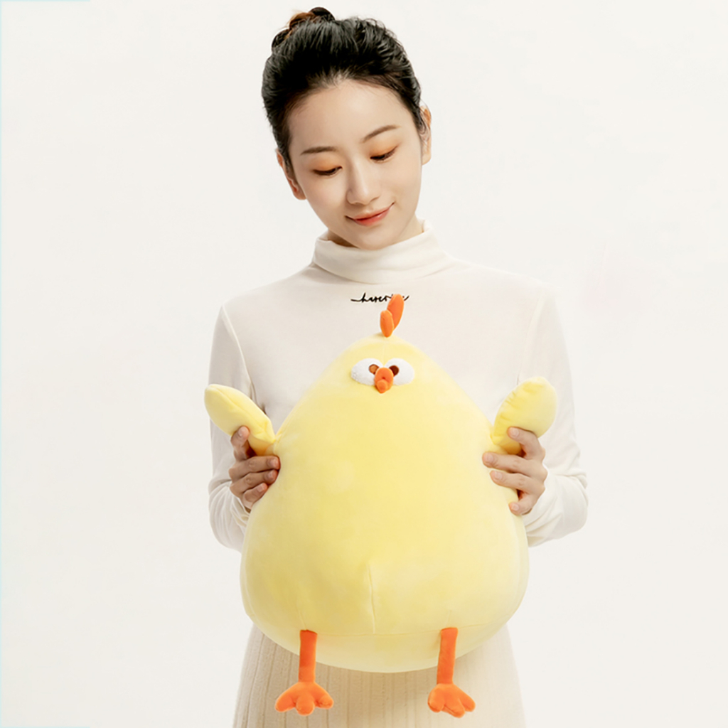 Miniso Đồ chơi nhồi bông Hình Con Gà Mềm Mại