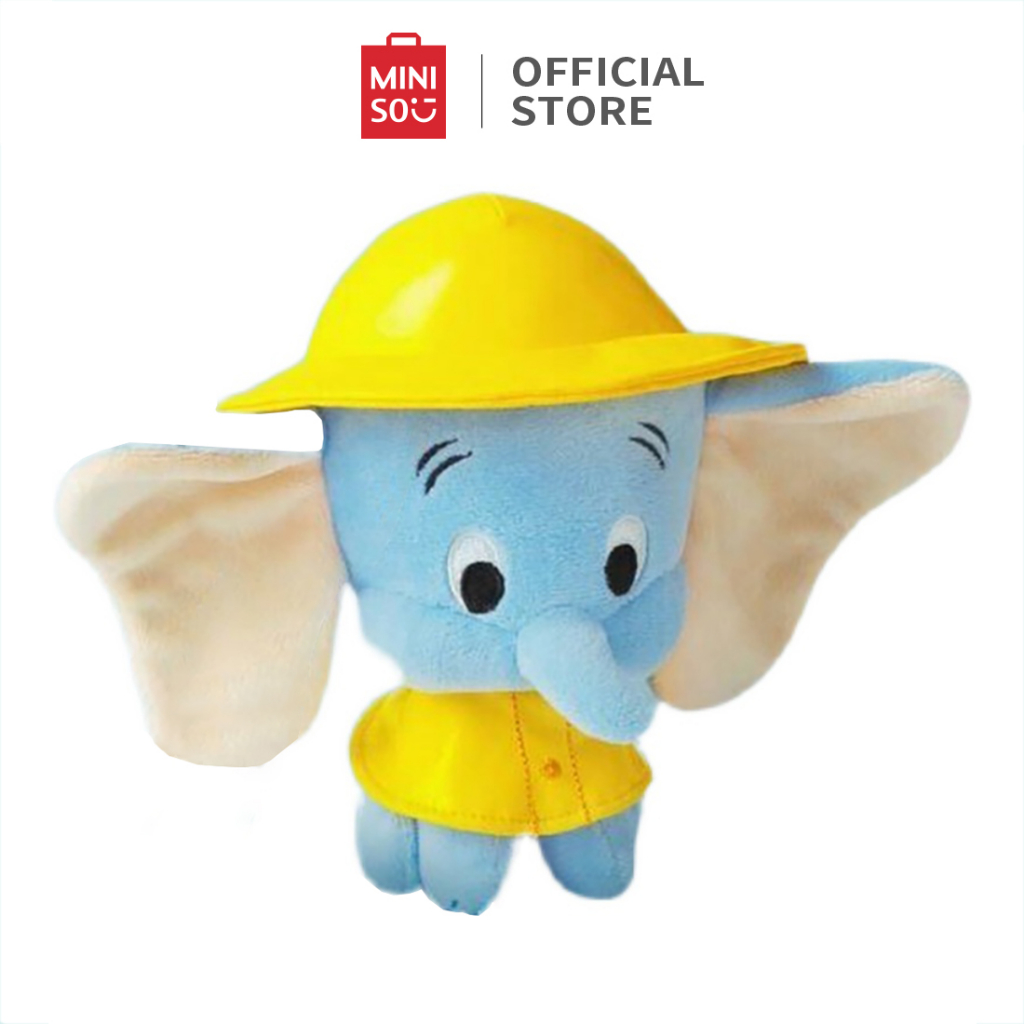 Miniso Gấu Nhồi Bông Mặc Áo Mưa 23CM Đáng Yêu
