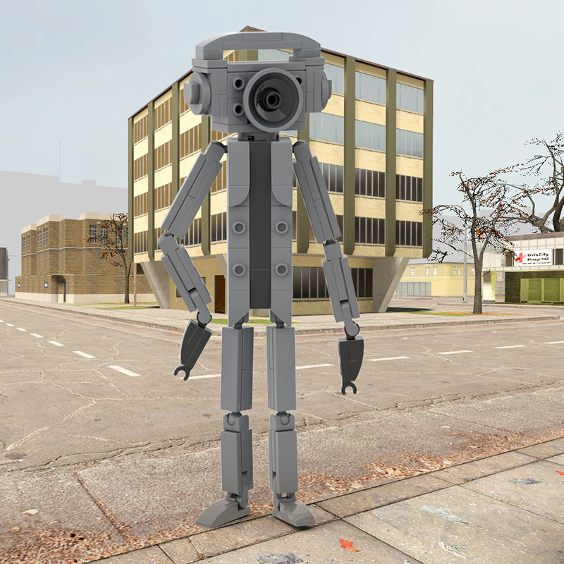 Skibidi Mô Hình Lắp Ráp robot Vệ Sinh Bằng Titan Độc Đáo